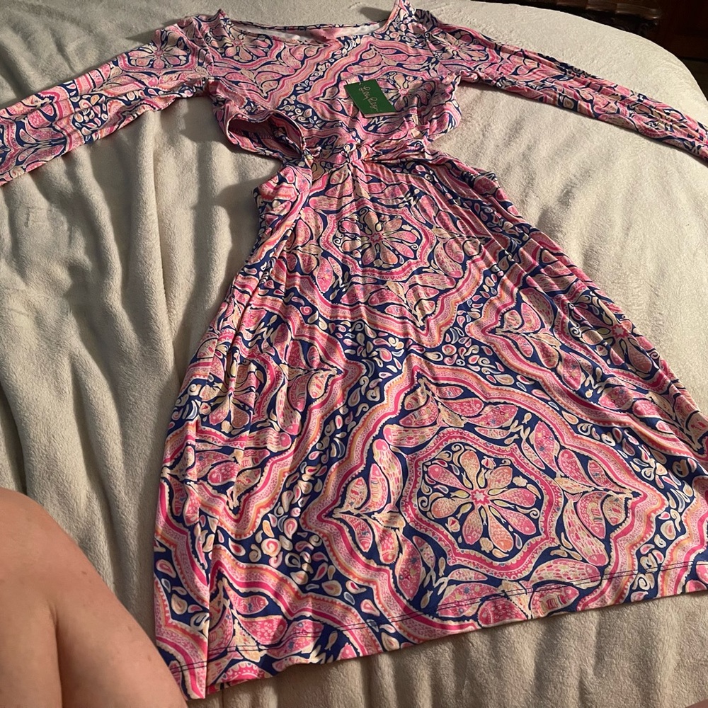 Lilly Pulitzer with waist cut out summer dress